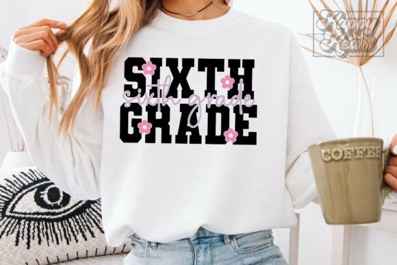 6th Grade Teacher Graphics for Crafts