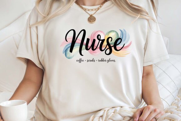 Cute RN Shirt PNG: Graphics for T-Shirt Designs