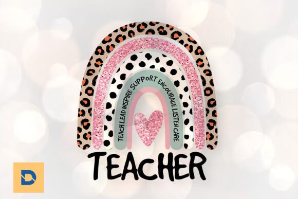 Rainbow Teach Lead Teacher Support Graphics & Print Templates