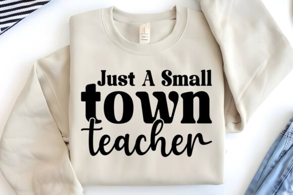 Retro a Small Town Teacher SVG: Graphics for Crafts