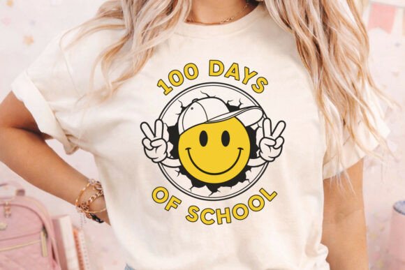 Review: Cool Smiley Face 100 Days SVG for Embroidery
