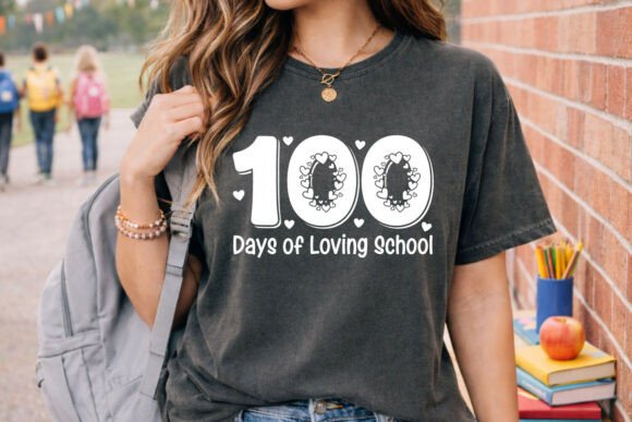 Reviewing the Cute Heart 100 Days School SVG Teachers Design