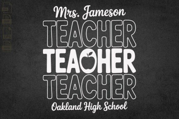 Reviewing the Personalized Teacher SVG for Real Embroidery