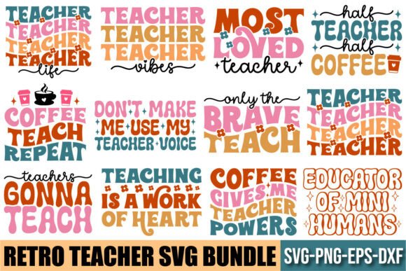 Reviewing the Retro Teacher SVG Bundle