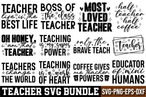 Teacher SVG Bundle: Graphics for Crafts